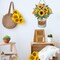 Welcome Sign Summer Door Sign Sunflower Wooden Farmhouse Home Sign Welcome Sign for Summer Front Door Porch Farmhouse Outdoor Home Ornaments